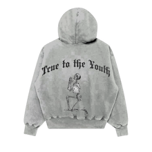 Load image into Gallery viewer, Truest Grey "True to the Youth" Hoodie