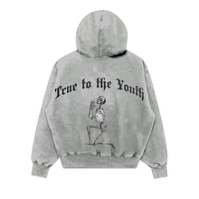 Load image into Gallery viewer, Truest Grey &quot;True to the Youth&quot; Hoodie
